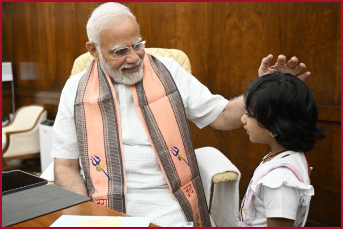 “Lok Sabha TV mein naukri karte ho”: Reply of BJP MP Anil Firojiya’s 5-Year-Old daughter to PM Modi’s question