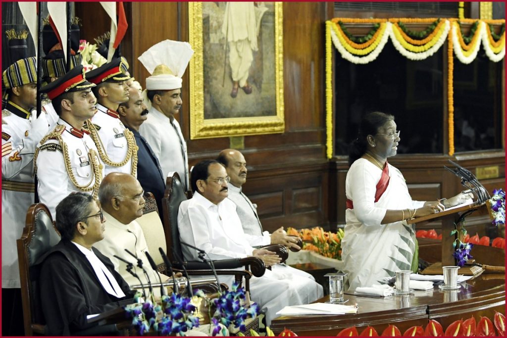 Droupadi Murmu takes oath as the new President