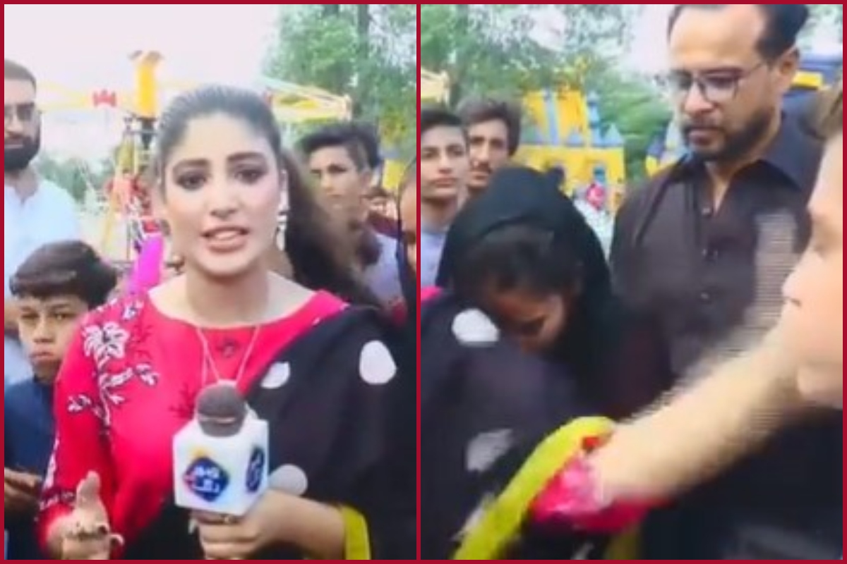 Viral video: Pakistani woman reporter slaps man while speaking on camera