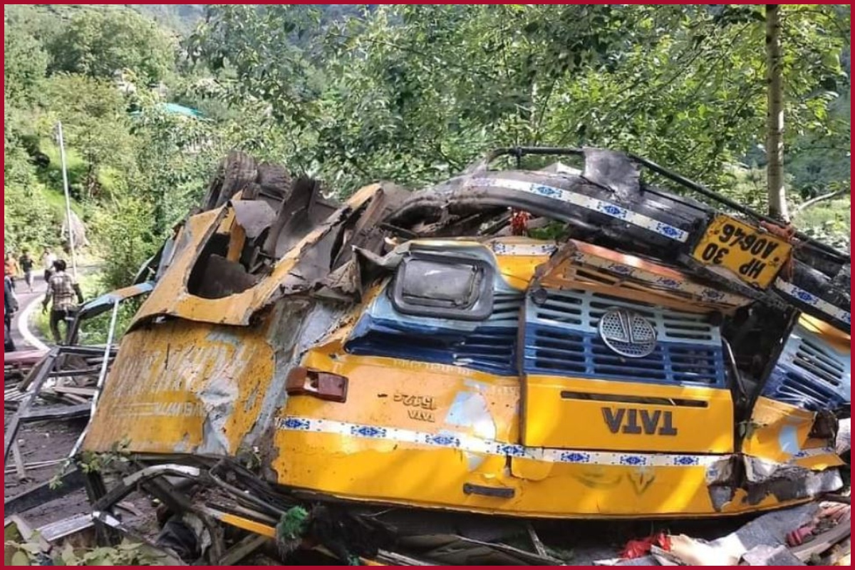 Himachal Pradesh: Over 16 killed, including children as private bus falls into gorge in Kullu