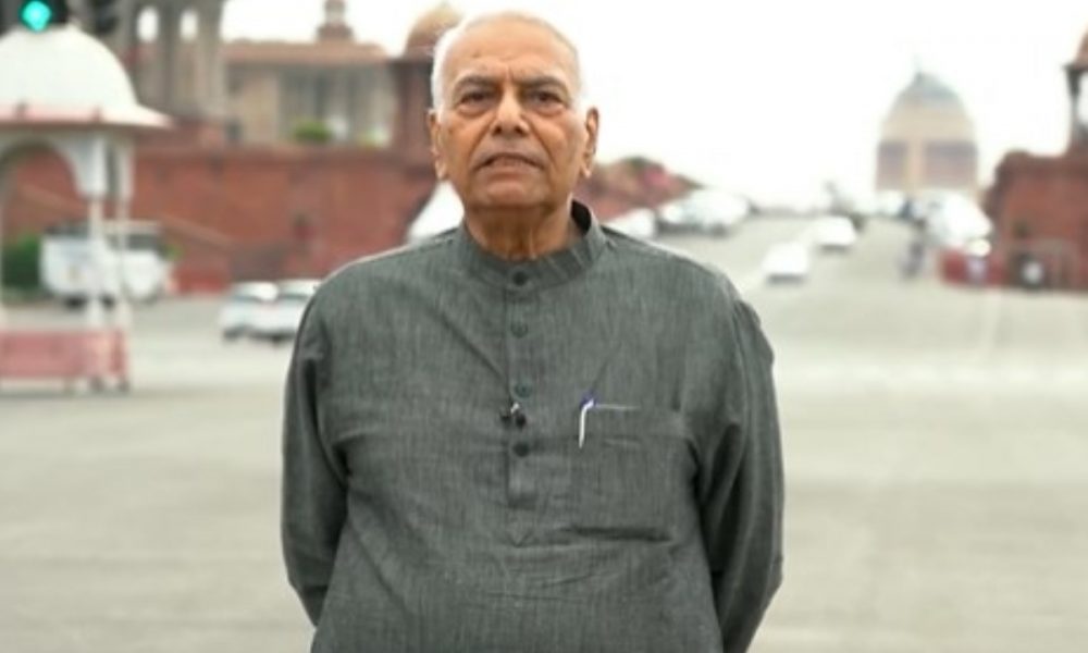 ‘Presidential poll a contest between ideologies’: Yashwant Sinha’s appeal to lawmakers [WATCH]