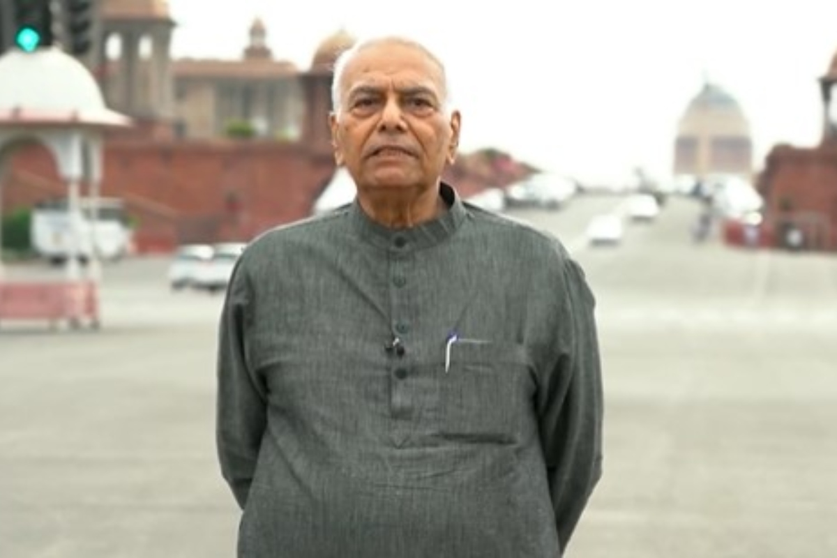 ‘Presidential poll a contest between ideologies’: Yashwant Sinha’s appeal to lawmakers [WATCH]