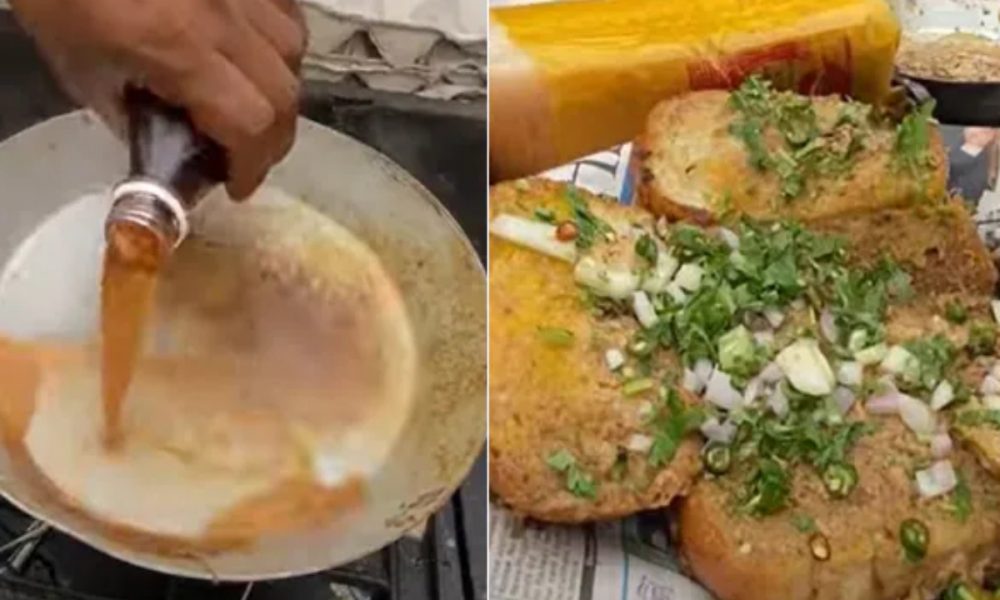 WATCH: Bizarre video showing an Omelette made with Jeera soda and crushed chocolate-cream Oreo cookies