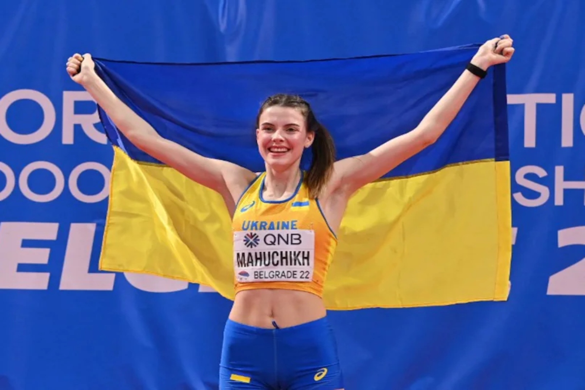 World Athletics Championships: Ukrainian high jumper Yaroslava Mahuchikh wins silver after escaping her war-torn country