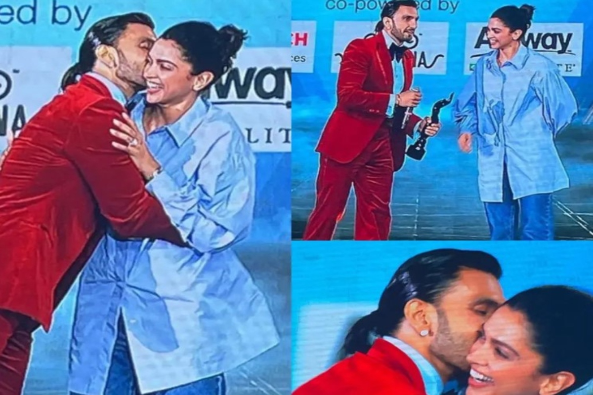 Deepika and Ranveer’s gushy-mushy moment while latter received ‘Black Lady’ at Filmfare Awards