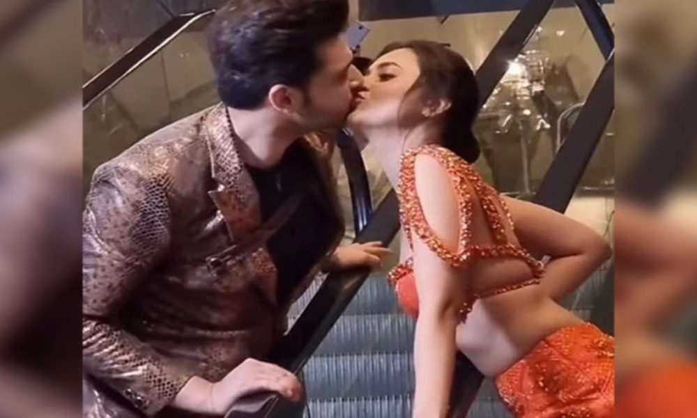 Karan Kundrra, Tejasswi Prakash share kiss in most adorable way, watch video
