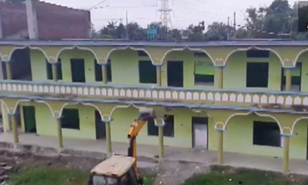 Crackdown on illegal madrassa in Assam, razed over terror links; 3rd demolition so far (VIDEO)