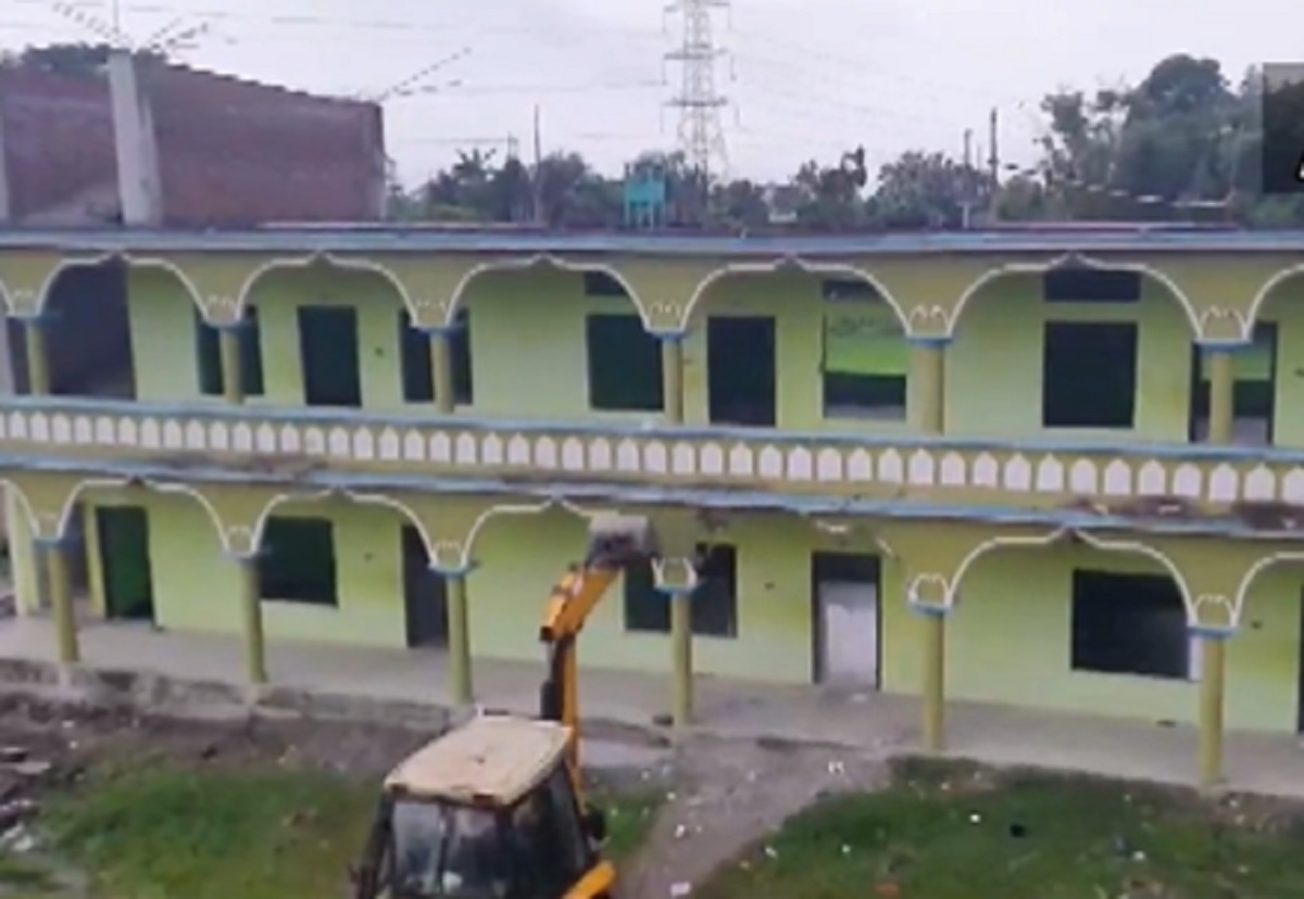 Crackdown on illegal madrassa in Assam, razed over terror links; 3rd demolition so far (VIDEO)