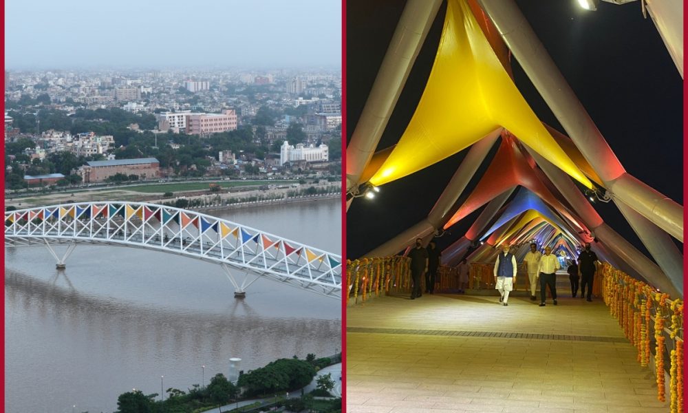 Ahmedabad: PM Modi inaugurates Atal Bridge at Sabarmati riverfront 