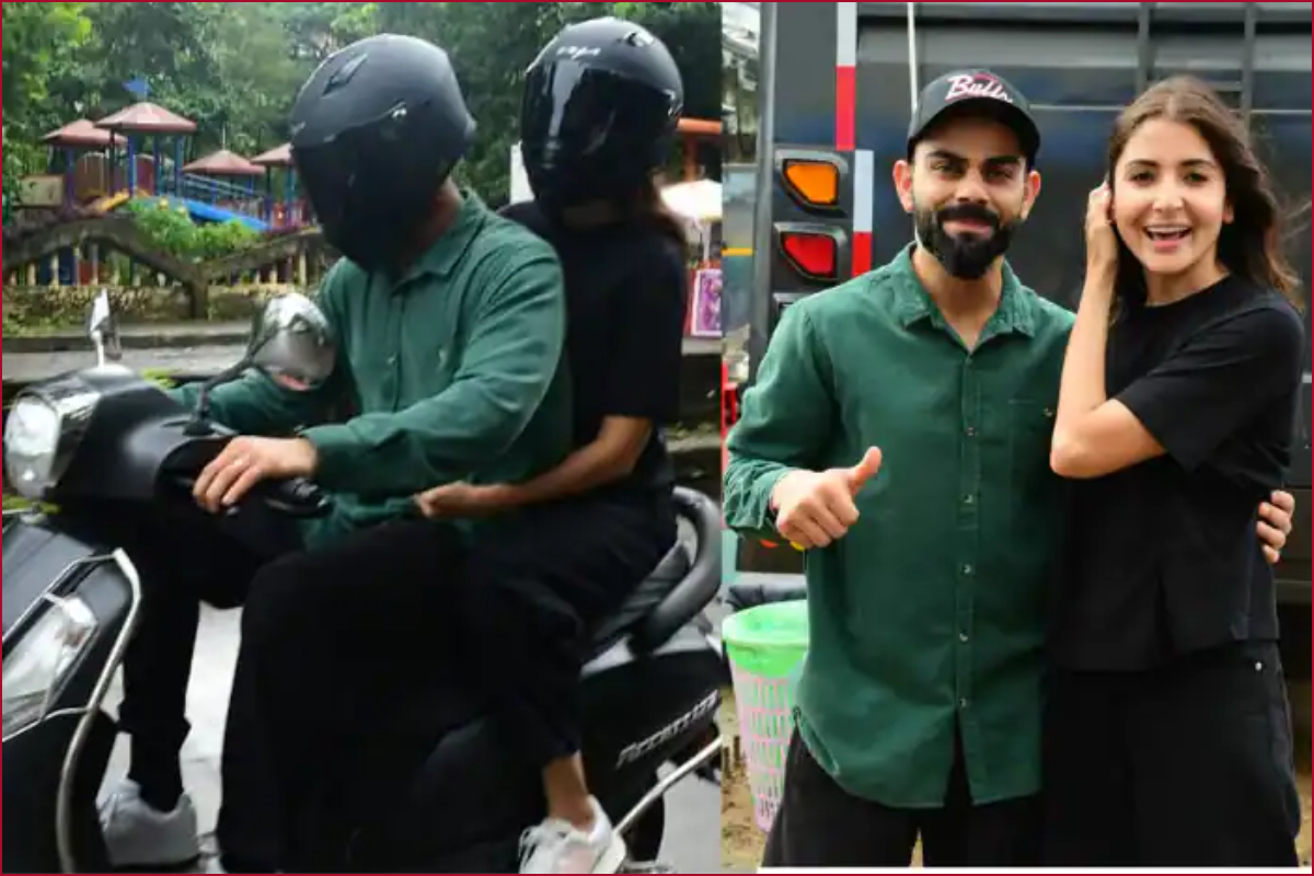 Virat Kohli takes Anushka Sharma out for a scooty ride in Mumbai, see pics