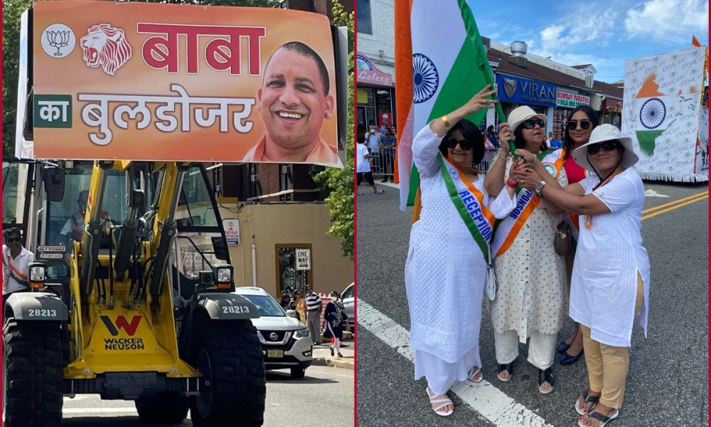Indians celebrated I-Day with ‘Baba Ka Bulldozer’ in New Jersey, US