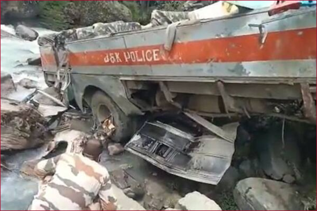 J&K: Six ITBP personnel killed, several other personnel injured after bus falls into riverbed in Pahalgam