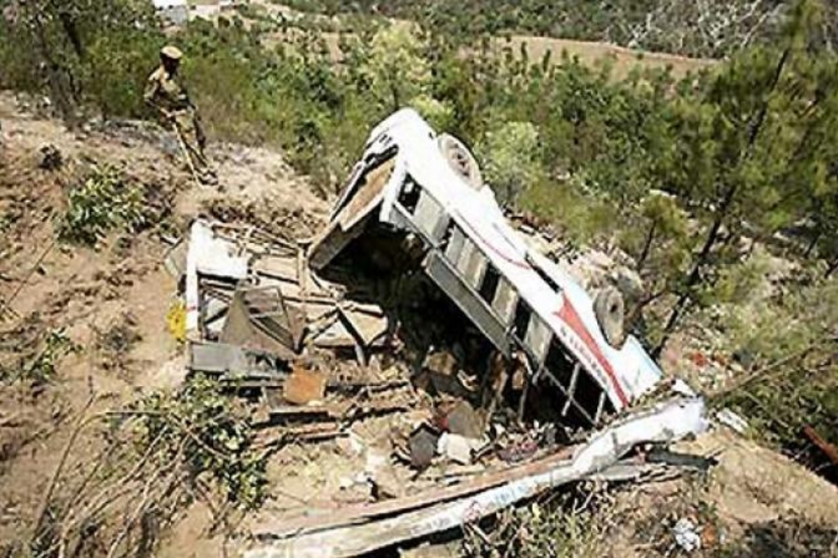 Uttarakhand: Several injured after bus carrying 39 passengers falls into deep gorge in Mussoorie