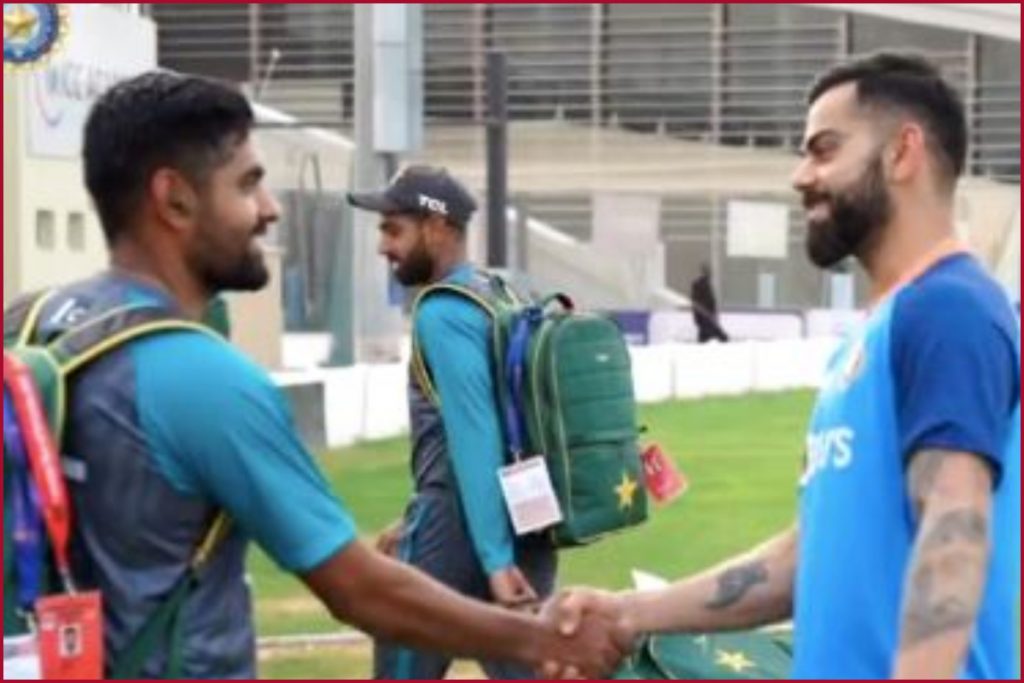 India vs Pakistan: Virat Kohli, Babar Azam's handshake pic goes viral ahead of the clash; netizens react