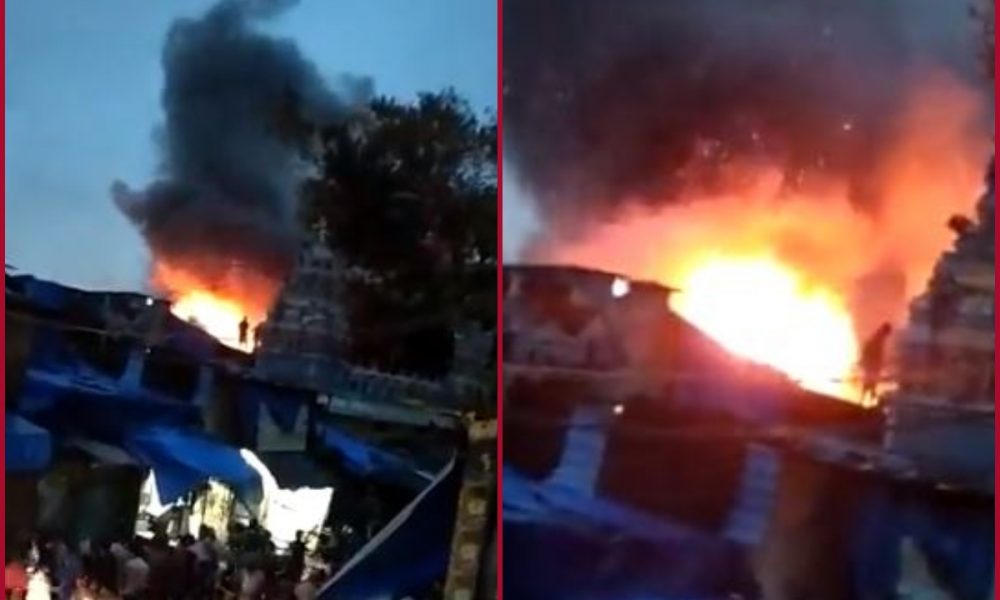 Massive fire broke out in Mumbai’s Reay Road area due to cylinder blast 