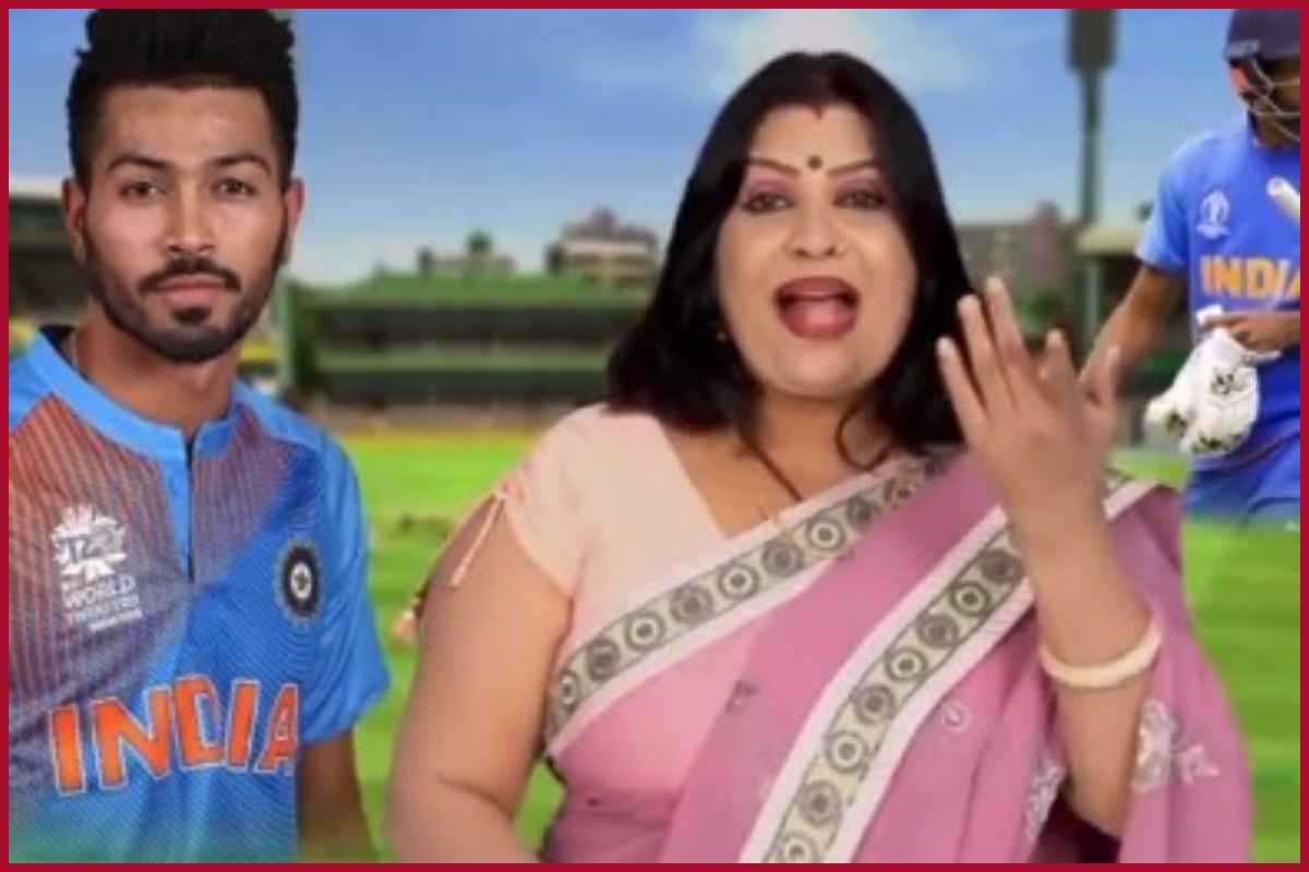 Woman dedicates religious song to Hardik Pandya after India’s win over Pakistan; video goes viral