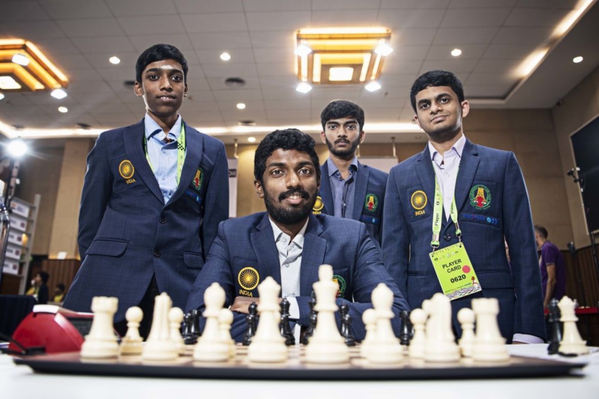 Chess Olympiad 2022 Round 5: Gukesh becomes India number 3 in live ratings, India B at top with Armenia in open section