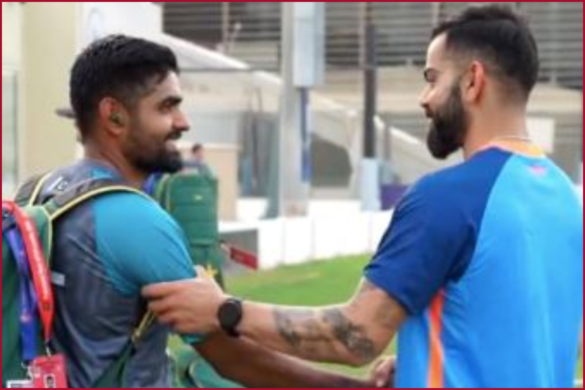 India vs Pakistan: Virat Kohli, Babar Azam's handshake pic goes viral ahead of the clash; netizens react