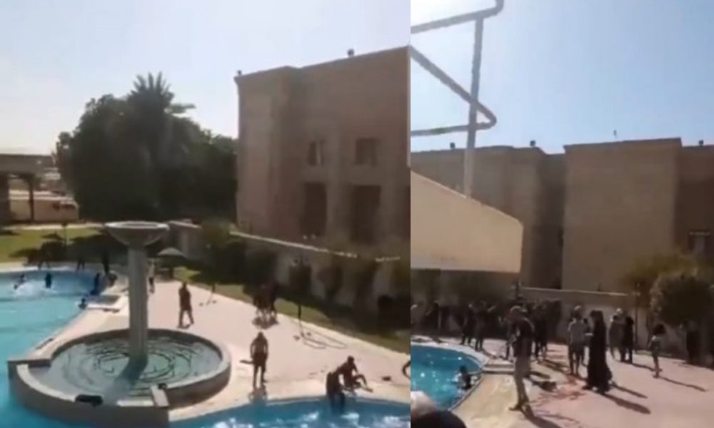 Lanka redux in Iraq: President House ‘captured’ by hooligans, protesters run amok, take bath in swimming pool [WATCH]
