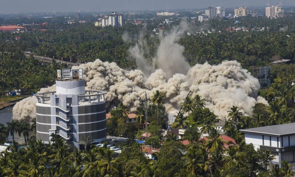 In 2020, Kerala demolished luxury high-rises for violations, razed to ground in seconds (WATCH)