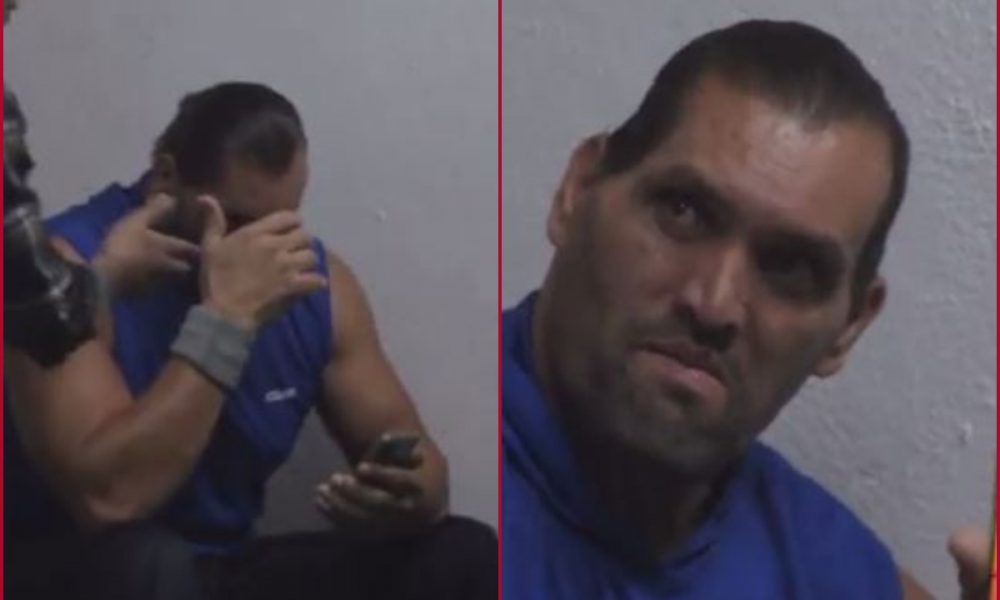 The Great Khali gets teary-eyed in emotional VIDEO, here’s what happened