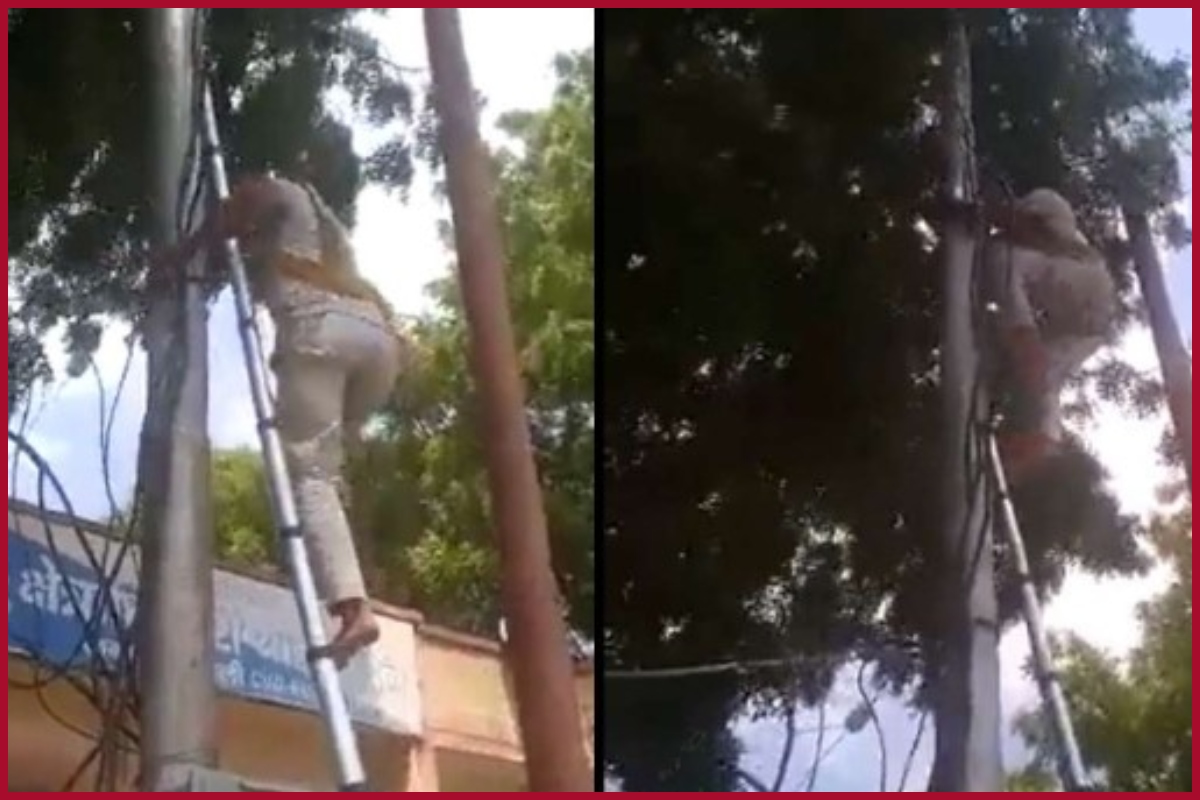 UP lineman cuts police station’s electricity after fined for no helmet (WATCH)