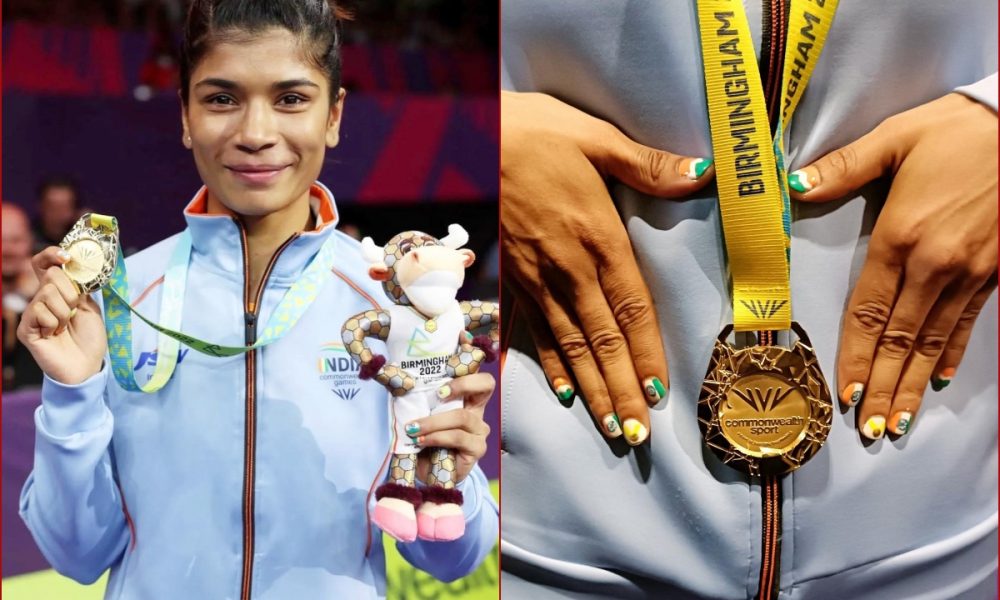 Commonwealth Games 2022 gold medallist Nikhat Zareen gifts PM Modi boxing gloves