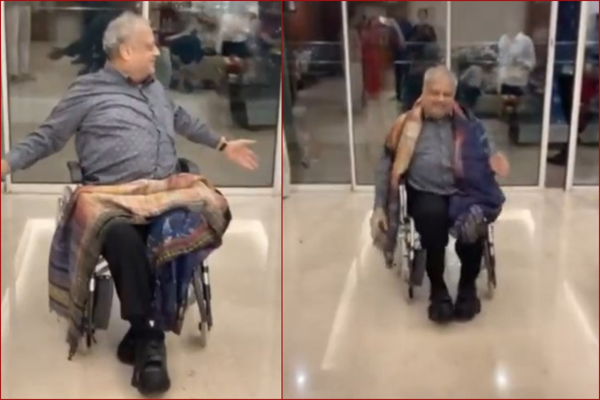 “Save The Last Dance For Me”: Video of big bull Rakesh Jhunjhunwala shaking a leg on wheelchair surfaces online [WATCH]