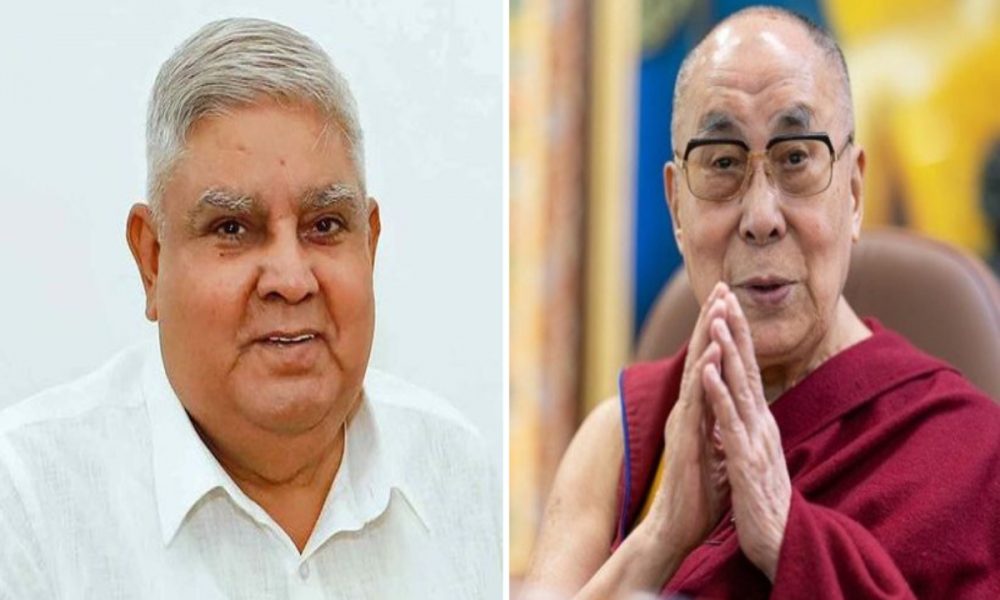 Dalai Lama congratulates Jagdeep Dhankhar on being elected Vice President