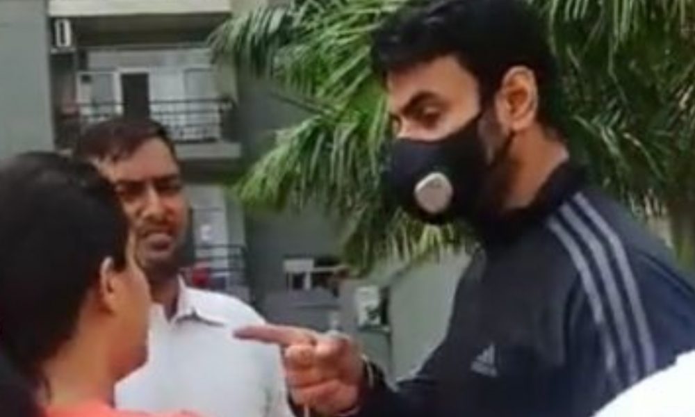 BJP’s Shrikant Tyagi abuses, assaults woman in Noida housing society; FIR lodged after VIDEO surfaces