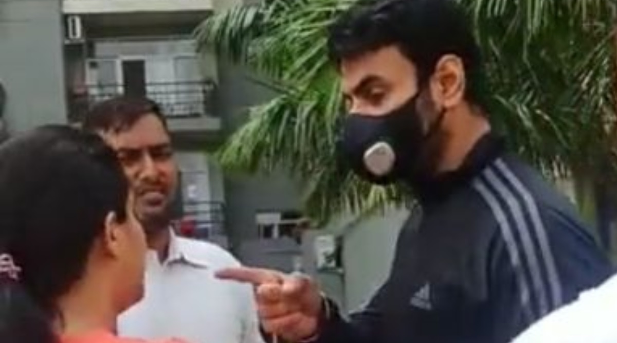 BJP’s Shrikant Tyagi abuses, assaults woman in Noida housing society; FIR lodged after VIDEO surfaces