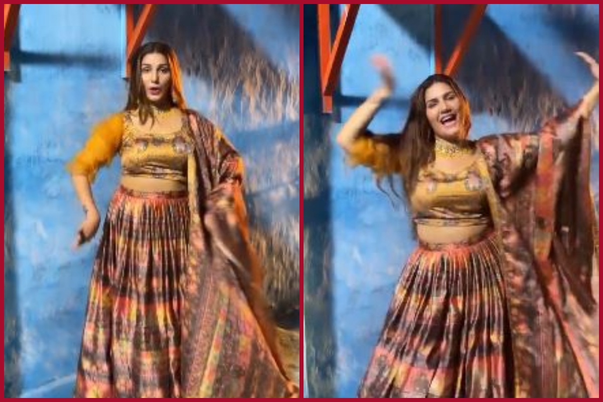 Sapna Choudhary slays people with her dance on Haryanvi song ‘Kaamini’