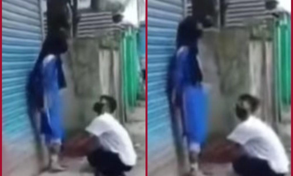 Viral Video: Boy touches girl’s feet; begs for love  