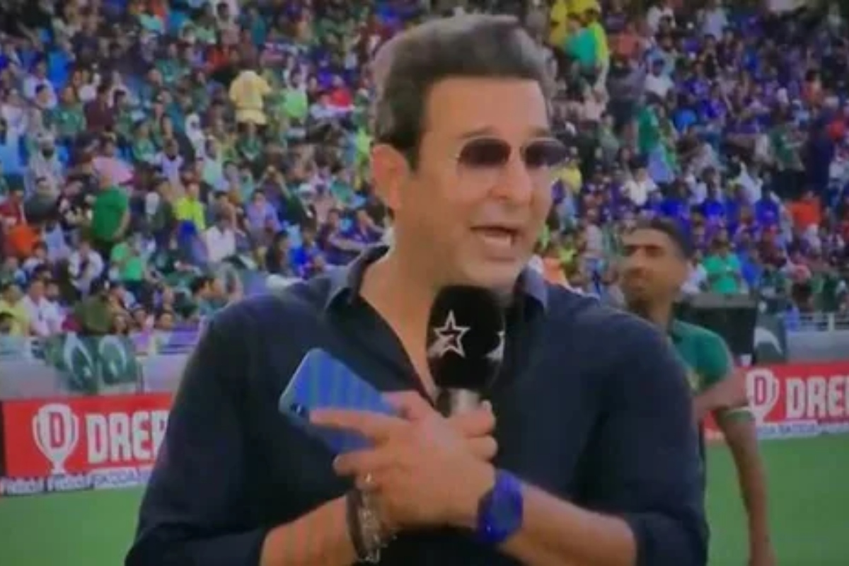 WATCH Wasim Akram’s fierce reaction as Star Sports messes up Pakistan Playing XI ahead of clash with India