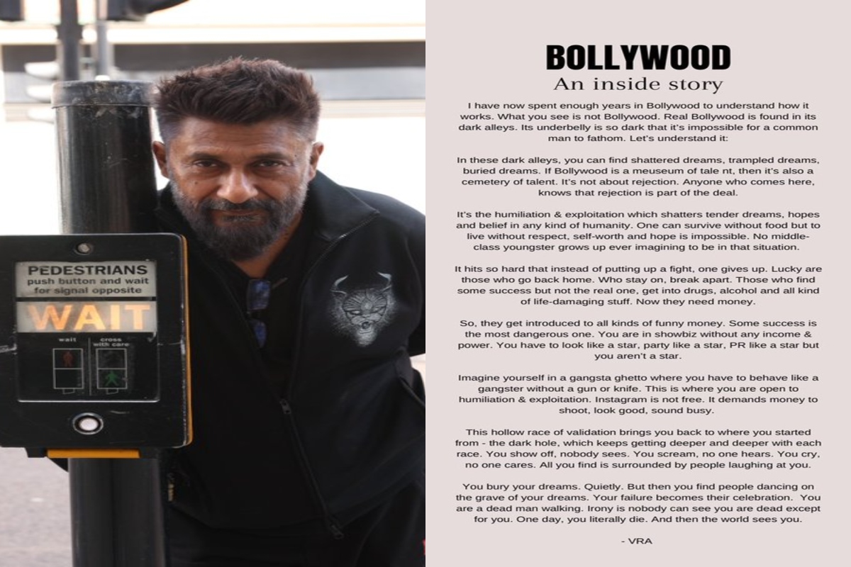 Vivek Agnihotri has penned an inside story about how aspiring actors struggle in Bollywood