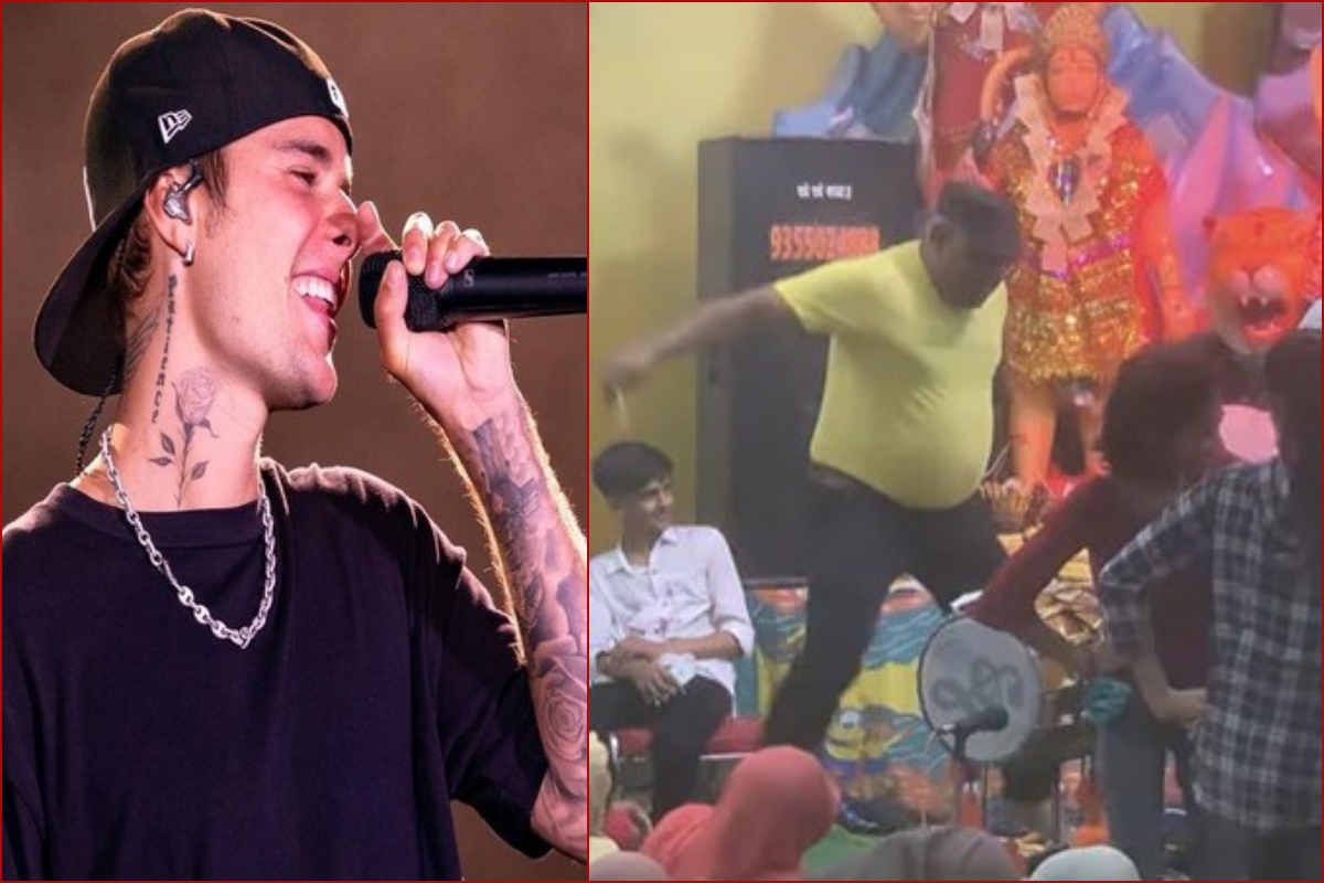 Canadian pop star Justin Bieber shares VIDEO of desi drummer performing at Jagrata, Internet in splits