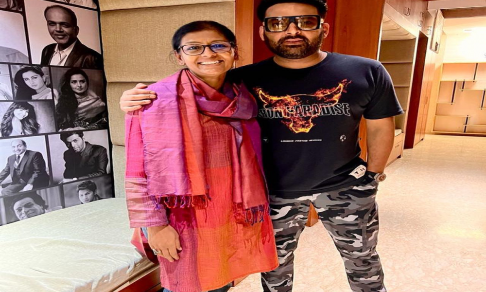 Kapil Sharma shares pictures with Nandita Das, calls her ‘most hardworking, talented, pagal director’