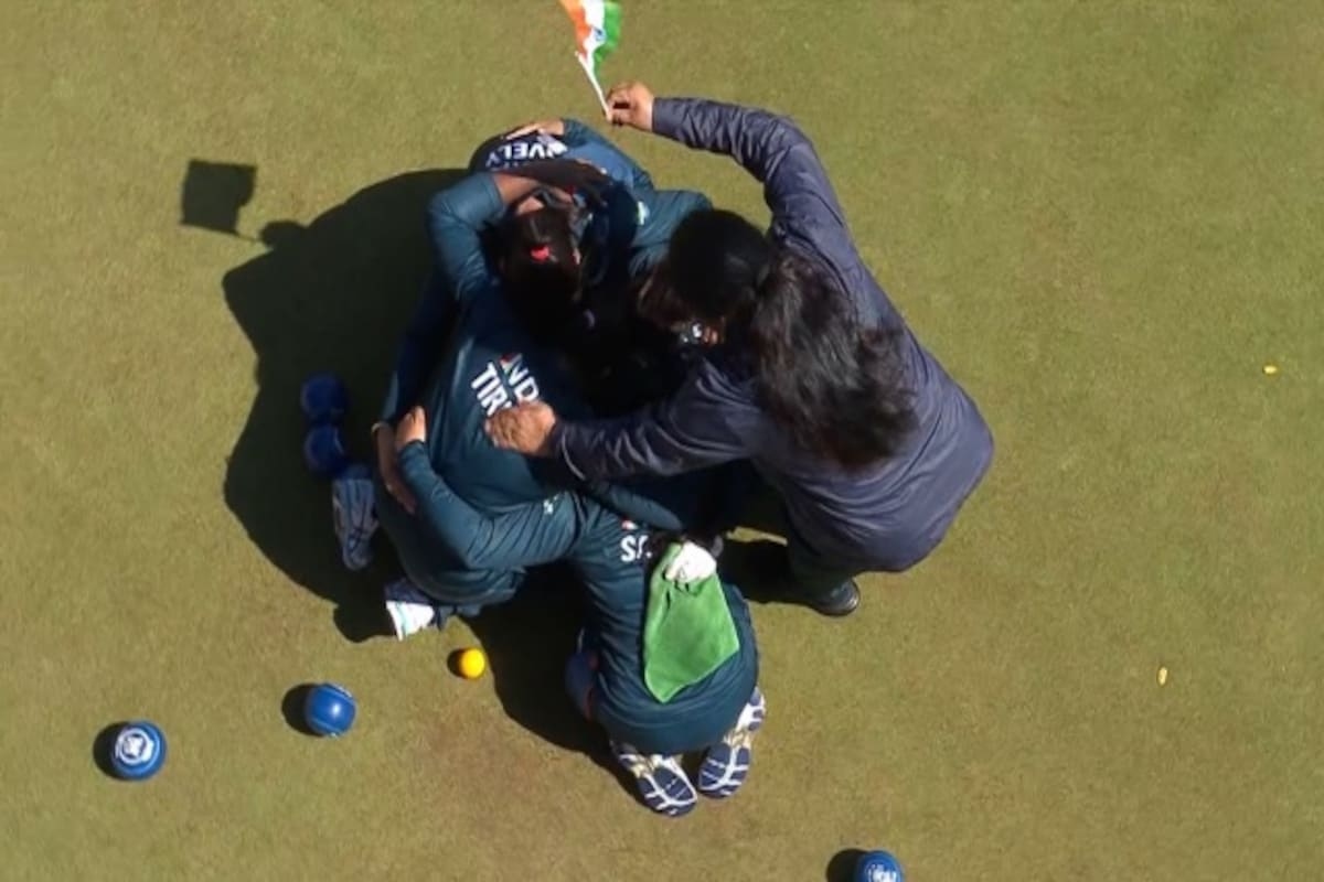 History Created! Indian women’s quartet bring home CWG gold and also 1st ever medal in lawn bowls