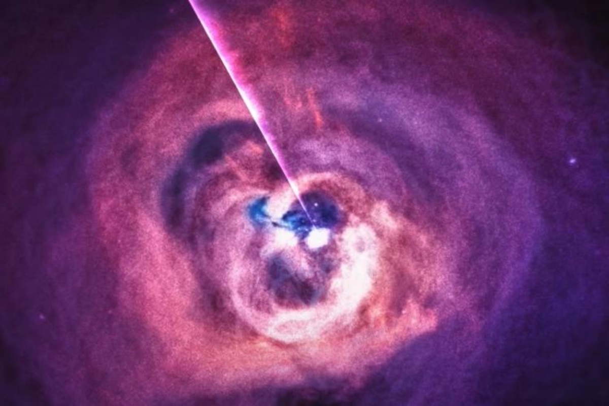 NASA releases audio of what a black hole 250 million lightyears away sounds like, and its super creepy!