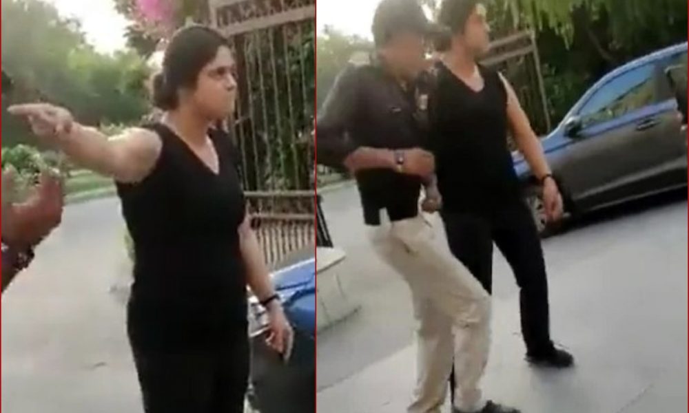 Noida woman hurls abuses and assaults security guard over minor issue, booked [VIDEO]
