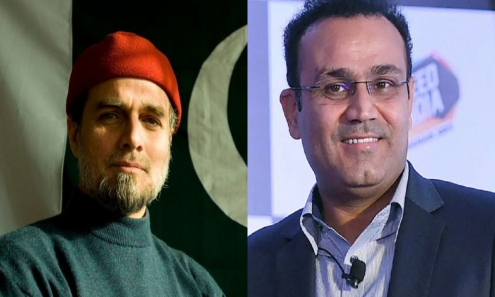 Virender Sehwag trolls Pakistani political commentator as he mistakes Ashish Nehra for Neeraj Chopra