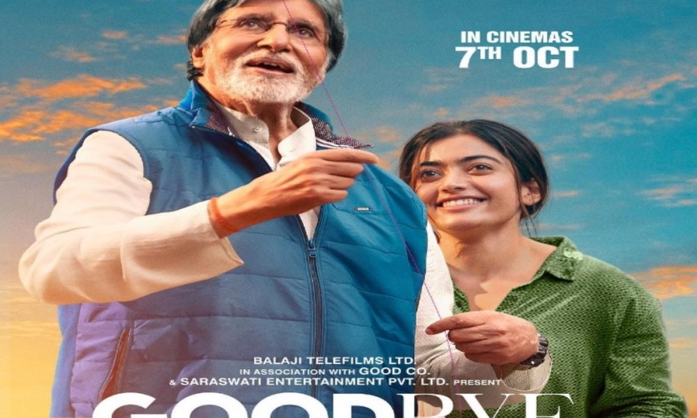 Amitabh Bachchan and Rashmika Mandanna, the finest duo in “Goodbye’s” first poster