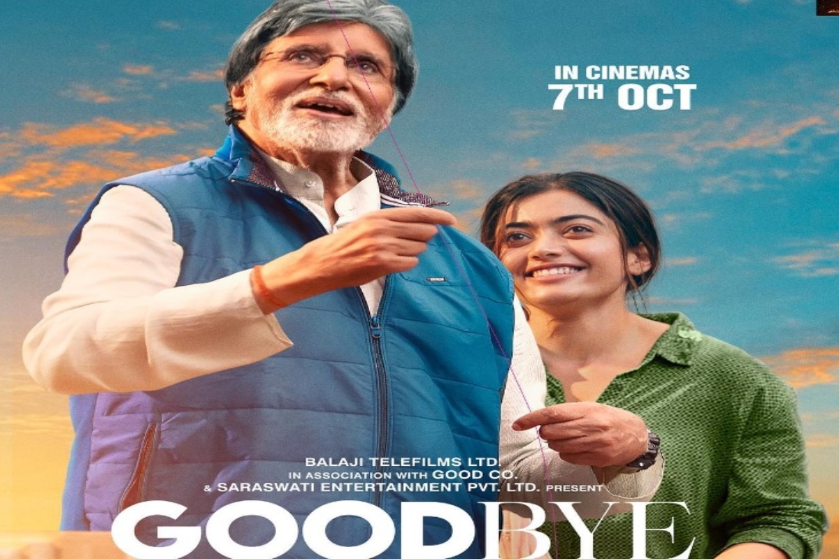 Amitabh Bachchan and Rashmika Mandanna, the finest duo in “Goodbye’s” first poster