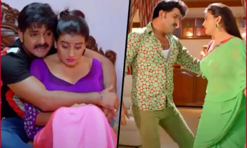 Bhojpuri actress Akshara Singh and Pawan Singh’s latest romantic song ‘Bhar Jata Dhodi Me Pasina’ is going viral online