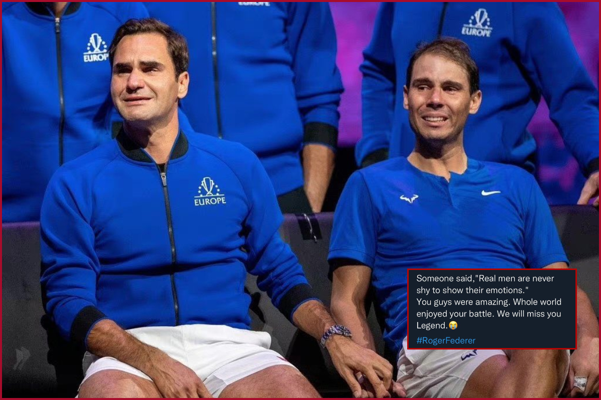 Roger Federer’s farewell tears: Apart from Rafael Nadal, the world of netizens is emotional too; Here’s how