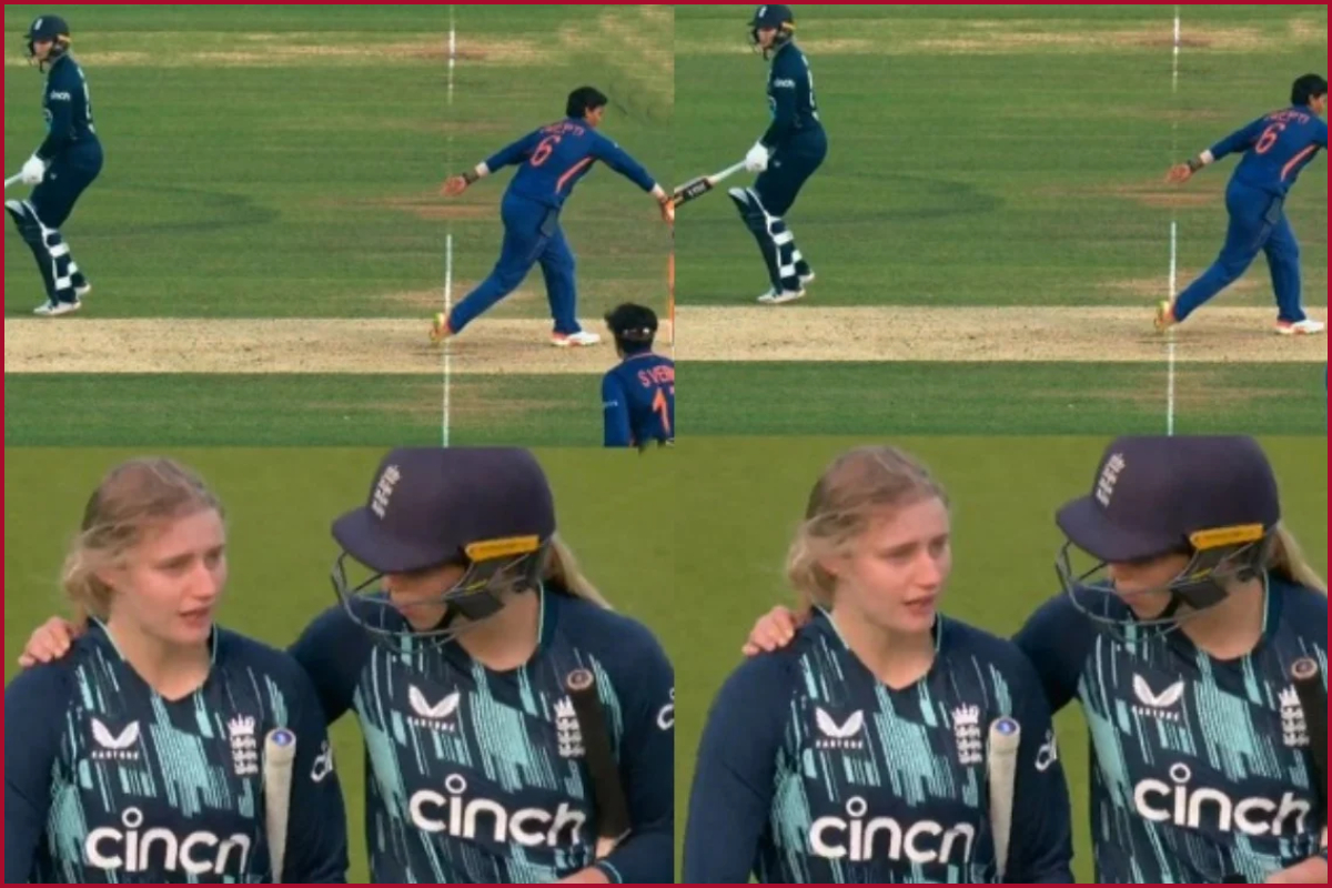 IND-W vs ENG-W: Charlotte Deans in teary eyes as Deepti Sharma knocks her out for leaving the non-striker’s end even before bowling