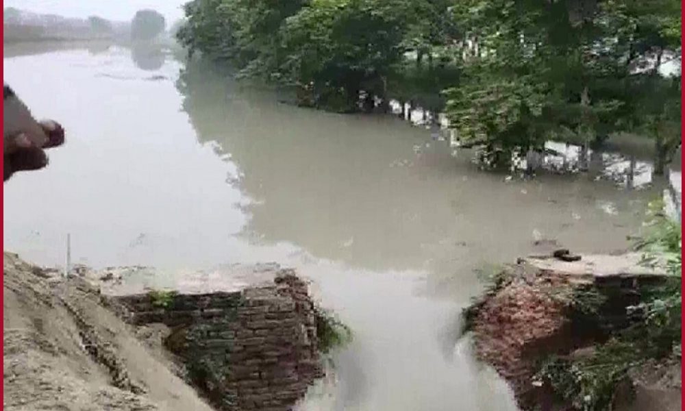 Several fields submerged after embankment of canal breached in Bihar’s Motipur