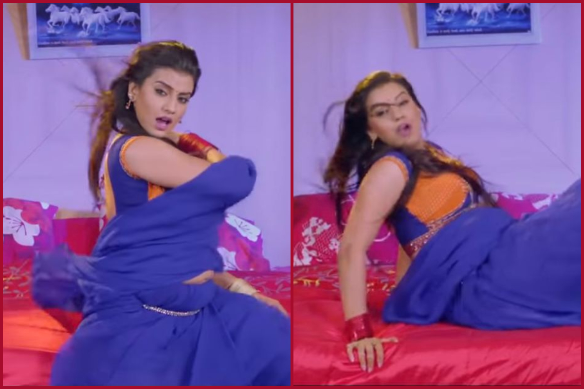 Watch Video: Akshara Singh’s old music video featuring sensuous dance moves is going viral online