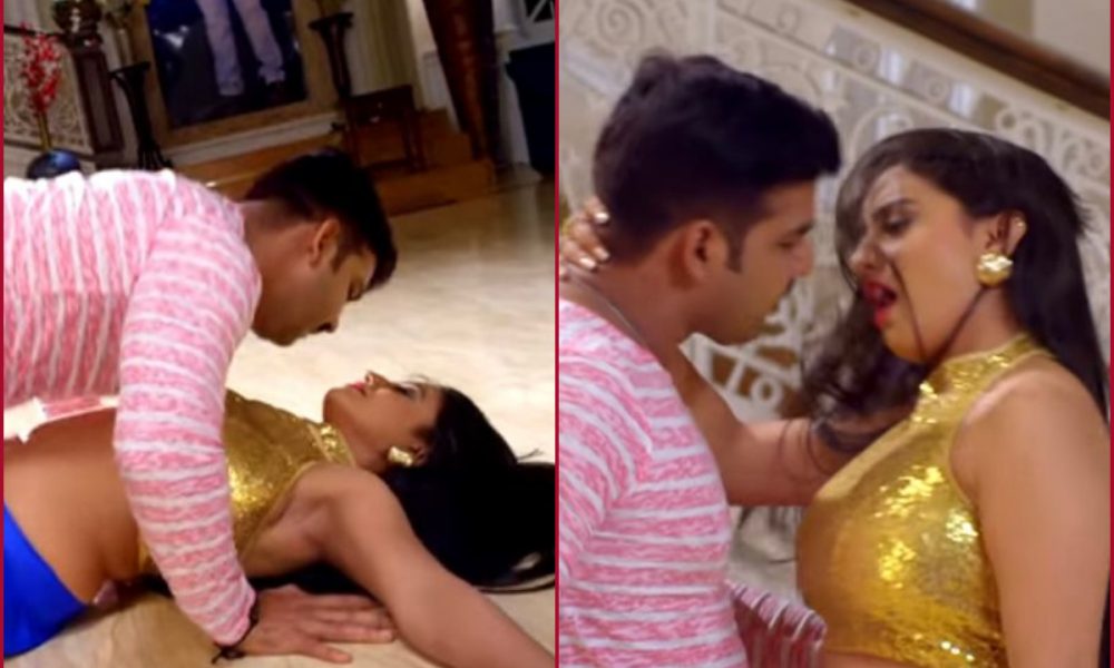 Pawan Singh and Akshara Singh’s sensuous ‘Lalaiya Chusa Raja Ji’ song is going viral online