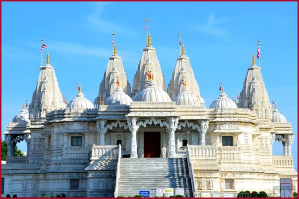 Swaminarayan Mandir painted with anti-India slogans, India raises issue